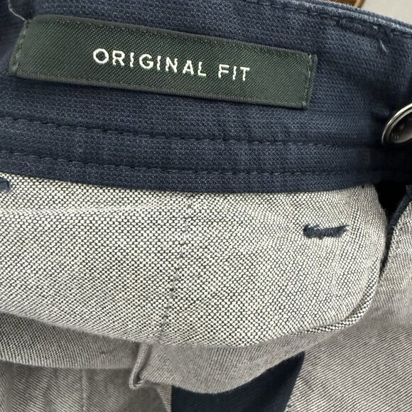 Rodd & Gunn Men’s Shorts 33 Navy Original Fit Stretch Chino Flat Front Casual - Picture 9 of 10